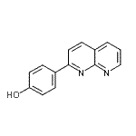 CAS#: 65182-55-0, 4-(1,8-Naphthyridin-2-yl)phenol