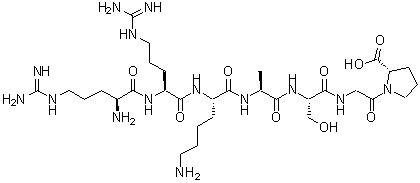 CAS#: 65189-70-0, L-Arginyl-L-arginyl-L-lysyl-L-alanyl-L-serylglycyl-L-Proline