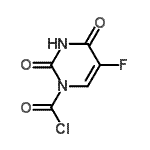 CAS#: 65202-29-1, 5-Fluoro-2,4-dioxo-3,4-dihydro-1(2H)-pyrimidinecarbonyl chloride