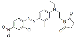 CAS#: 65208-23-3, 1-[2-[[4-[(2-Chloro-4-Nitrophenyl)Azo]-M-Tolyl]Ethylamino]Ethyl]Pyrrolidine-2,5-Dione
