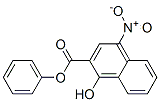 CAS 登录号:65208-34-6, 1-羟基-4-硝基-2-萘甲酸苯酯
