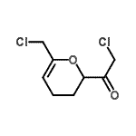 CAS#: 65213-44-7, 2-Chloro-1-[6-(chloromethyl)-3,4-dihydro-2H-pyran-2-yl]ethanone