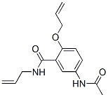 CAS#: 6525-27-5, 5-(Acetylamino)-N-Allyl-2-(Allyloxy)Benzamide