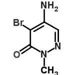 CAS 登录号：65269-63-8， 5-氨基-4-溴-2-甲基-3(2H)-哒嗪酮