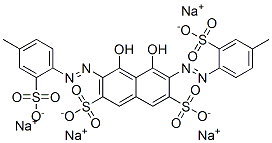 CAS#: 65271-28-5, Tetrasodium 4,5-Dihydroxy-3,6-Bis[(4-Methyl-2-Sulphonatophenyl)Azo]Naphthalene-2,7-Disulphonate