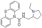 CAS 登录号:65274-45-5, N-(N'-乙基-吡咯烷基-2-甲基)吩噻嗪-10-甲酰胺