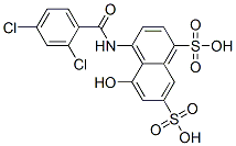 CAS#: 6528-49-0, 4-[(2,4-Dichlorobenzoyl)Amino]-5-Hydroxynaphthalene-1,7-Disulphonic Acid