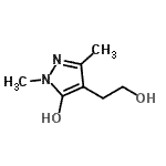 CAS 登录号：65288-02-0， 4-(2-羟基乙基)-1,3-二甲基-1H-吡唑-5-醇