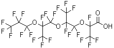 CAS#: 65294-16-8, 2,3,3,3-Tetrafluoro-2-[1,1,2,3,3,3-Hexafluoro-2-[1,1,2,3,3,3-Hexafluoro-2-(1,1,2,2,3,3,3-Heptafluoropropoxy)Propoxy]Propoxy]-Propanoic Acid