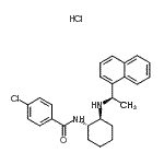CAS 登录号：652973-93-8， 4-氯-N-[(1S,2S)-2-{[(1R)-1-(1-萘基)乙基]氨基}环己基]苯甲酰胺盐酸盐(1:1)