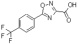 CAS 登录号：652979-81-2， 5-[4-(三氟甲基)苯基]-1,2,4-恶二唑-3-羧酸