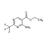 CAS#: 653-95-2, Ethyl 4-Amino-2-(Trifluoromethyl)-5-Pyrimidinecarboxylate