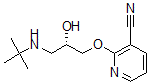 CAS#: 65321-41-7, 2-(3-tert-Butylamino-2-hydroxypropoxy)-3-cyanopyridine