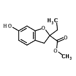CAS#: 653578-60-0, Methyl 2-ethyl-6-hydroxy-2,3-dihydro-1-benzofuran-2-carboxylate