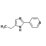 CAS#: 653585-84-3, 4-(4-Ethyl-1H-imidazol-2-yl)pyridine