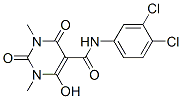 CAS 登录号:65400-98-8, N-(3,4-二氯苯基)-1,2,3,4-四氢-6-羟基-1,3-二甲基-2,4-二氧代嘧啶-5-甲酰胺