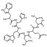 CAS#: 65418-88-4, Tryptophylhistidyltryptophylleucylglutaminylleucine