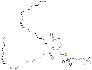 CAS 登录号:6542-05-8, 1,2-亚麻酰磷脂酰胆碱
