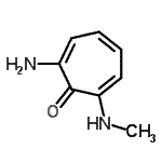 CAS#: 65425-76-5, 2-Amino-7-(methylamino)-2,4,6-cycloheptatrien-1-one