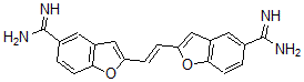 CAS 登录号：65426-90-6， 2,2'-(1,2-乙烯二基)二(5-苯并呋喃甲脒)
