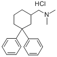 CAS 登录号：65445-78-5， 二甲基氨基甲基-3,3-二苯基环己烷盐酸盐