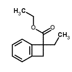 CAS#: 654646-84-1, Ethyl 7-ethylbicyclo[4.2.0]octa-1,3,5-triene-7-carboxylate