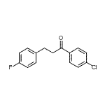 CAS#: 654673-24-2, 1-(4-Chlorophenyl)-3-(4-fluorophenyl)-1-propanone