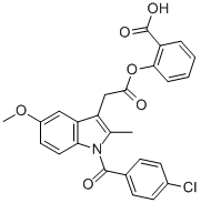 CAS#: 65474-39-7, 2-Carboxyphenyl-1-(4-Chlorobenzoyl)-5-Methoxy-2-Methylindole-3-Acetate