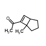 CAS#: 65499-93-6, 1-(5-Methylbicyclo[3.2.0]hept-6-en-6-yl)ethanone