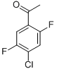 CAS 登录号：655-12-9， 4'-氯-2',5'-二氟苯乙酮