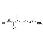 CAS#: 655243-68-8, (2E)-2-Buten-1-yl (2E)-2-(hydroxyimino)propanoate