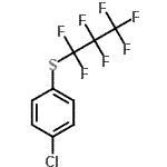 CAS 登录号：65538-03-6， 1-氯-4-[(七氟丙基)硫基]苯