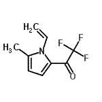 CAS#: 65541-67-5, 2,2,2-Trifluoro-1-(5-methyl-1-vinyl-1H-pyrrol-2-yl)ethanone