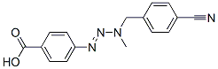 CAS 登录号：65542-16-7， 4-[3-(4-氰基苄基)-3-甲基-1-三氮烯基]苯甲酸