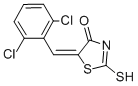 CAS#: 65562-49-4, 5-(2,6-Dichloro-benzylidene)-2-thioxo-thiazolidin-4-one