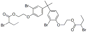 CAS 登录号：65581-16-0， (异亚丙基)二[(2-溴对亚苯基)氧基乙烯]二(2-溴丁酸酯)