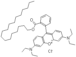 CAS#: 65603-19-2, 3,6-Bis(Diethylamino)-9-[2-[(Octadecyloxy)Carbonyl]Phenyl]-Xanthylium  Chloride (1:1)