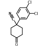 CAS#: 65619-30-9, 1-(3,4-Dichlorophenyl)-4-oxocyclohexanecarbonitrile