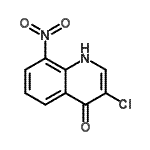 CAS 登录号：65674-04-6， 3-氯-8-硝基-4(1H)-喹啉酮