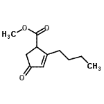 CAS 登录号：656831-06-0， 甲基2-丁基-4-氧代-2-环戊烯-1-羧酸酯