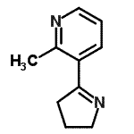 CAS#: 65719-03-1, 3-(3,4-Dihydro-2H-pyrrol-5-yl)-2-methylpyridine