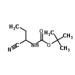 CAS#: 657424-07-2, 2-Methyl-2-propanyl (1-cyanopropyl)carbamate