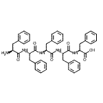 CAS#: 65757-10-0, L-Phenylalanyl-L-phenylalanyl-L-phenylalanyl-L-phenylalanyl-L-phenylalanine