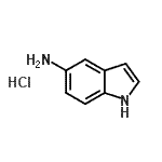 CAS#: 65795-92-8, 1H-Indol-5-amine hydrochloride (1:1)