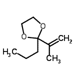 CAS#: 65818-25-9, 2-Isopropenyl-2-propyl-1,3-dioxolane