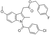 CAS#: 65825-21-0, (4-Fluorophenyl)Methyl 1-(4-Chlorobenzoyl)-5-Methoxy-2-Methyl-1H-Indole-3-Acetate