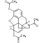 CAS#: 65846-34-6, 17-Acetyl-7,8-didehydro-4,5-epoxymorphinan-3,6-diyl diacetate