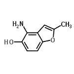 CAS#: 65874-36-4, 4-Amino-2-methyl-1-benzofuran-5-ol