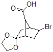 CAS#: 65877-98-7, 5-Bromo-Spiro[Bicyclo[2.2.1]Heptane-2,2'-[1,3]Dioxolane]-7-Carboxylic Acid