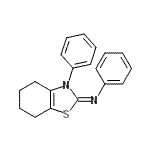CAS#: 65913-06-6, N,3-diphenyl-4,5,6,7-tetrahydro-1,3-benzothiazol-2-imine